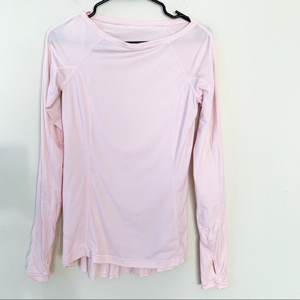 Lululemon Boat Neck Peplum Workout Running Top
